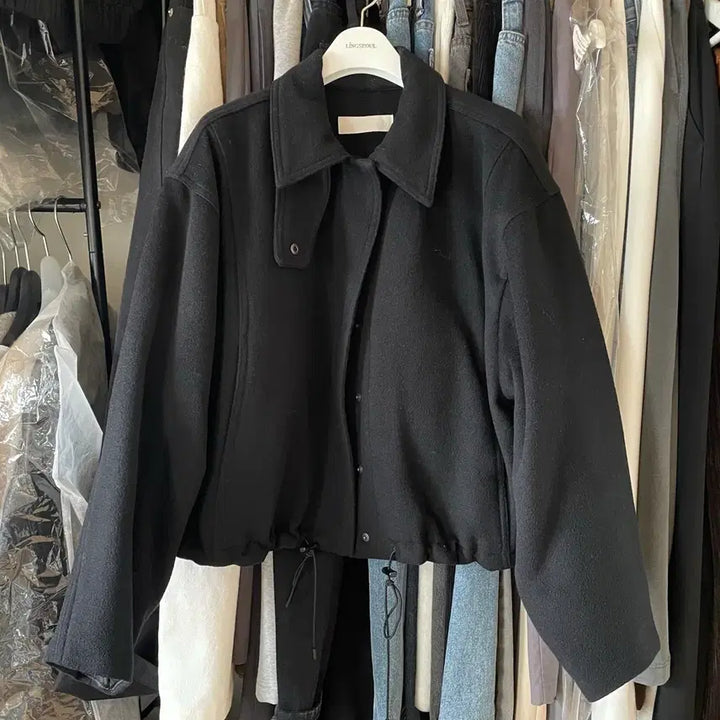 [BUNJANG] Biscuit Shop Blue Blouson Jacket / 비스킷샵 울 블루종 자켓 프리사이즈
