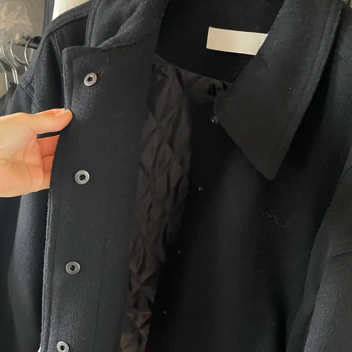 [BUNJANG] Biscuit Shop Blue Blouson Jacket / 비스킷샵 울 블루종 자켓 프리사이즈