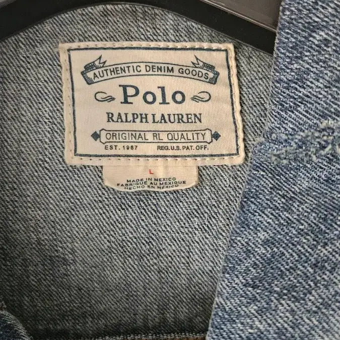 [BUNJANG] Polo Ralph Lauren Paint Splatter Denim Jacket / 폴로 랄프로렌 페인트 스플레터 데님 자켓 청자켓