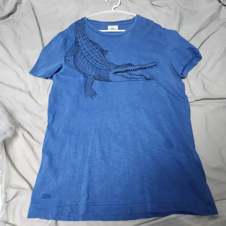 [BUNJANG] Spider Descente Lacoste Short Sleeve T-shirt / 스파이더.데상트.라코 반팔 티셔츠 블랙/레드