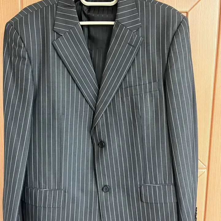 [BUNJANG] BASSO Striped Suit Jacket Set 2XL / (배송비 포함)BASSO 스트라이프 정장 자켓 세트 2XL