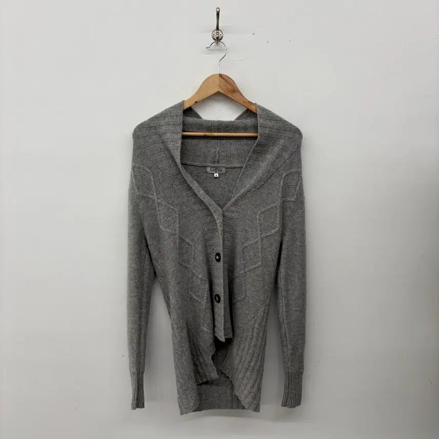 [BUNJANG] Gray Cashmere Knit Cardigan Women&