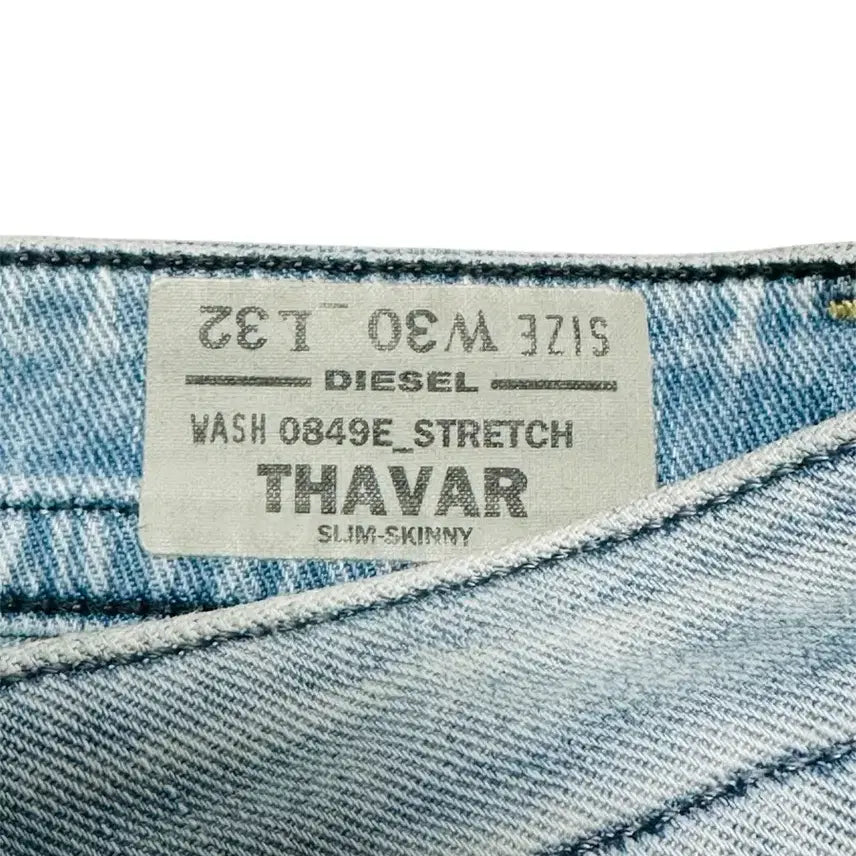 [BUNJANG] Diesel Washed Damage Jeans / 디젤 워싱 데미지 청바지