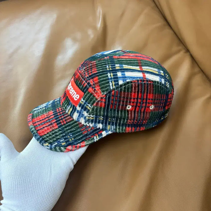 [SOLD OUT] 슈프림 캠프캡 모자 박스로고 22ss 플래드 체크