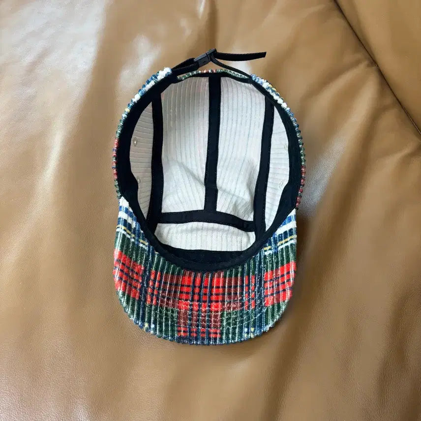 [SOLD OUT] 슈프림 캠프캡 모자 박스로고 22ss 플래드 체크