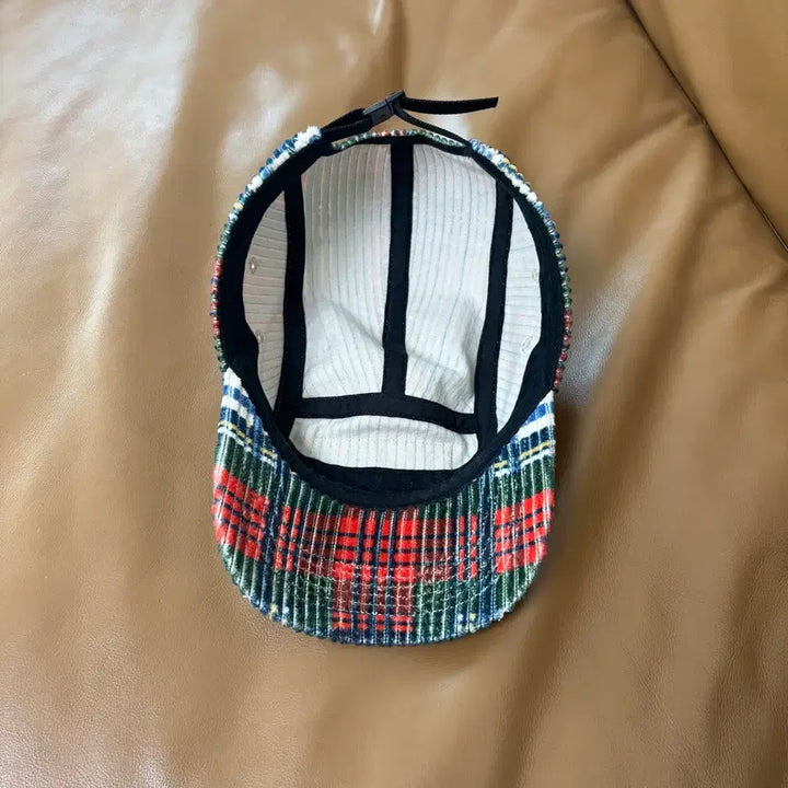 [SOLD OUT] 슈프림 캠프캡 모자 박스로고 22ss 플래드 체크