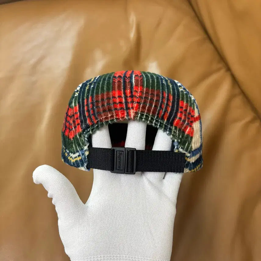 [SOLD OUT] 슈프림 캠프캡 모자 박스로고 22ss 플래드 체크