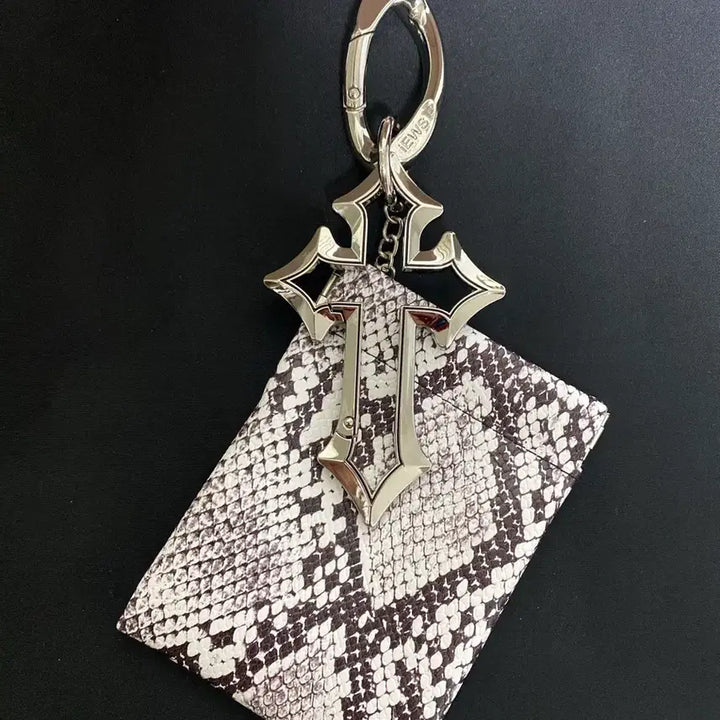 [BUNJANG] Gothic Cross Card Wallet Keychain / 고딕 크로스 카드지갑 키링