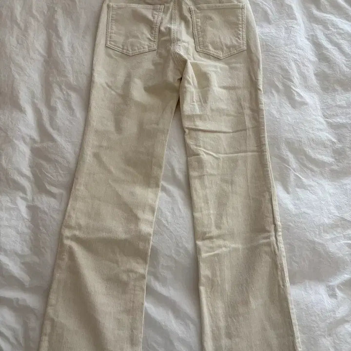 [BUNJANG] Ore Slim Fit Corduroy Pants - Ecru Size 1 / Ore 오어 슬림핏 코듀로이 팬츠 에크루 1사이즈