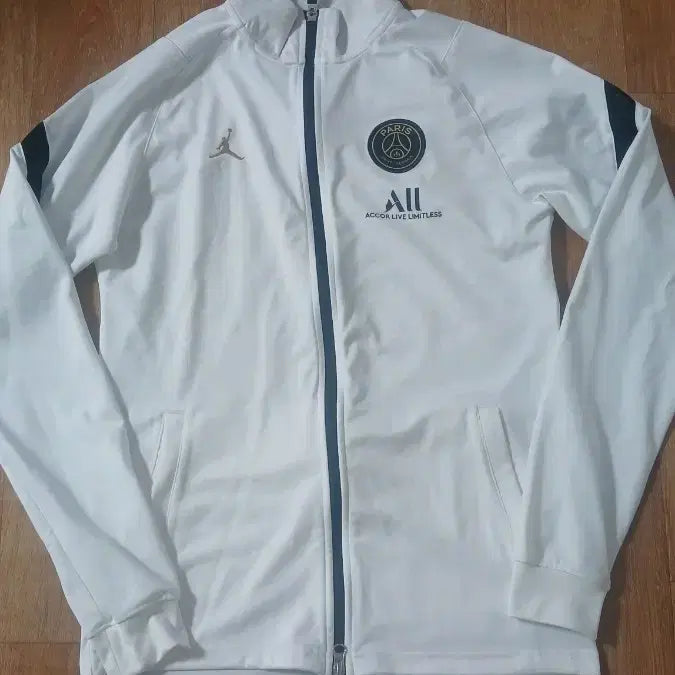 [BUNJANG] Jordan PSG Track Top White / 조던 파리  생제르망  트랙탑   화이트