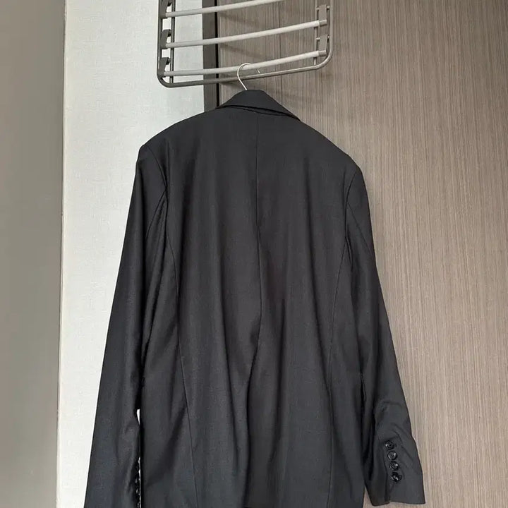 [BUNJANG] Charcoal Double Button Jacket / 차콜 자켓