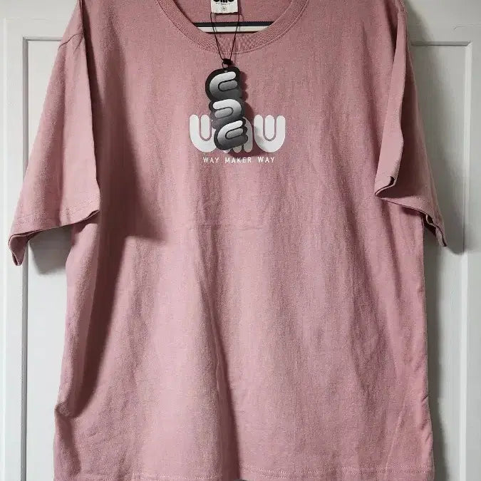 [BUNJANG] WAY MAKER WAY Pink Short Sleeve T-shirt / WAY MAKER WAY 핑크 반팔 티셔츠