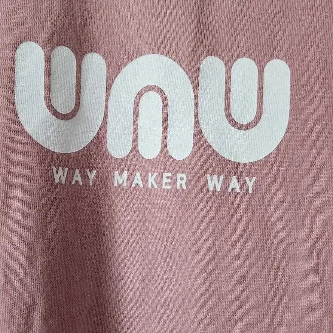 [BUNJANG] WAY MAKER WAY Pink Short Sleeve T-shirt / WAY MAKER WAY 핑크 반팔 티셔츠