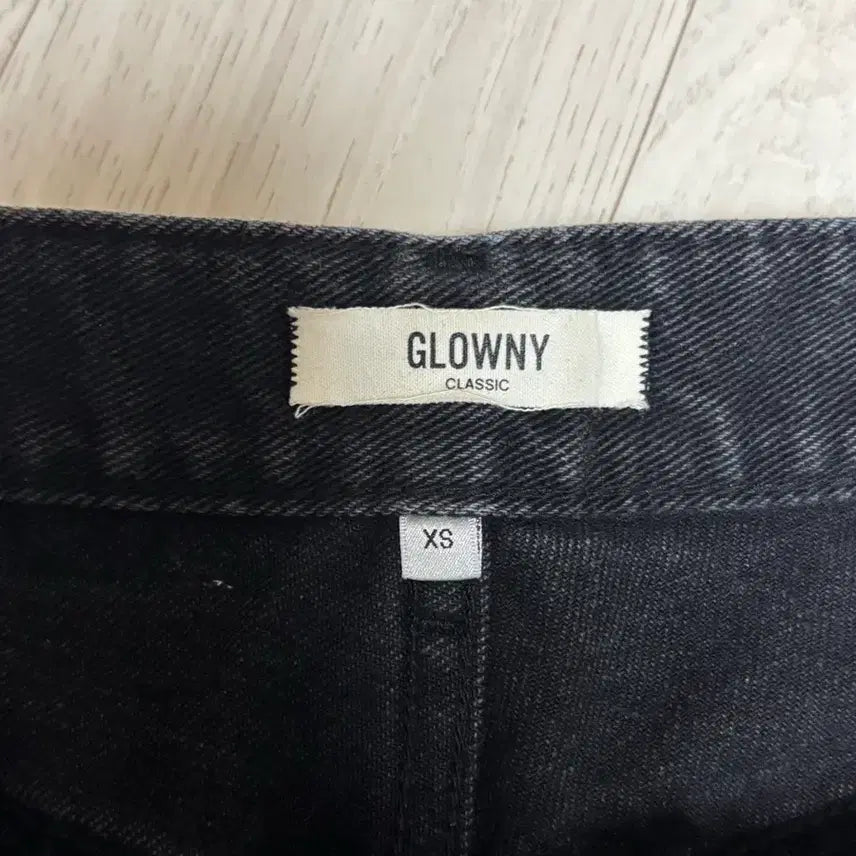 [BUNJANG] GLOWNY Jane Black Denim Pants / GLOWNY 제인 블랙 데님 팬츠