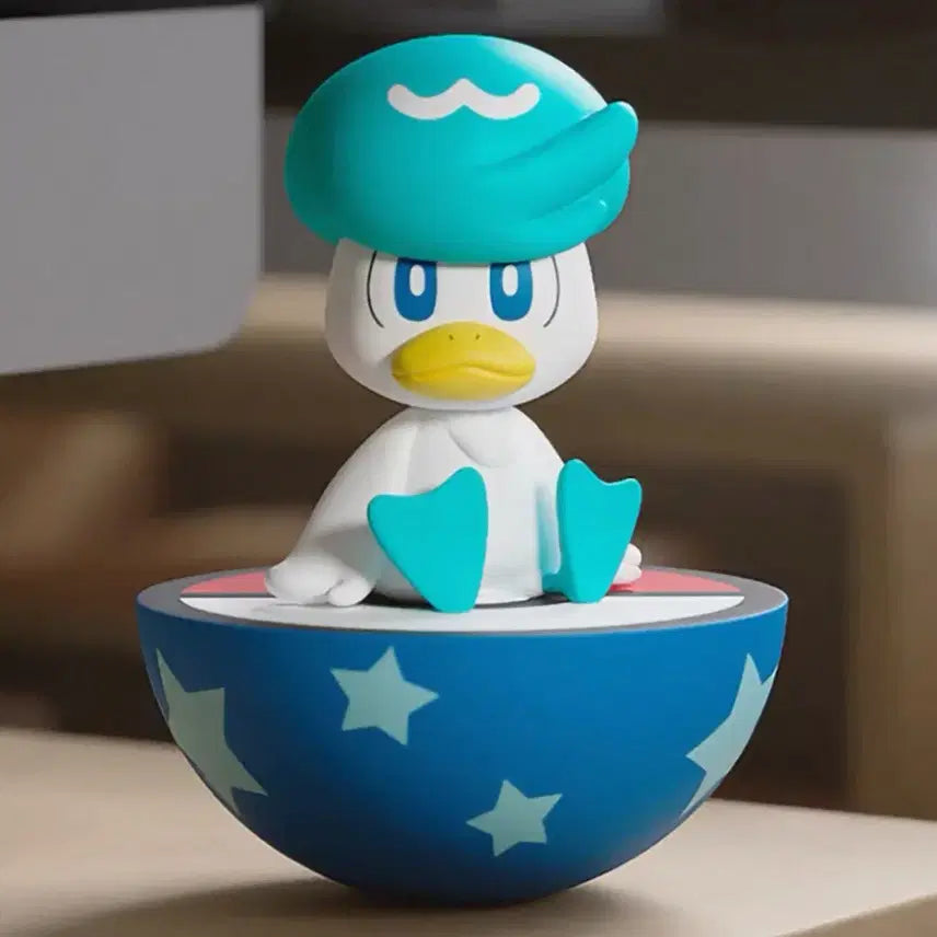 [BUNJANG] Pokemon Quaxly Figure Capsule Toy Tumbler / 포켓몬스터 꾸왁스 피규어 캡슐토이 오뚝이 가챠