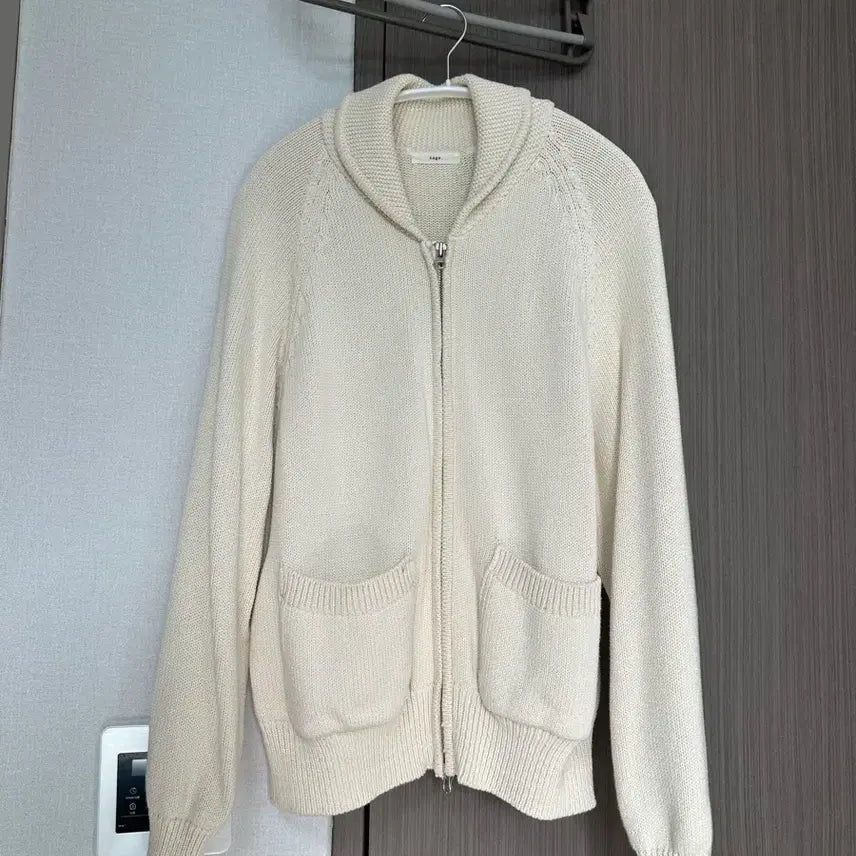 [BUNJANG] Wood Sage Knit Zip-up / 우드세이지 니트집업