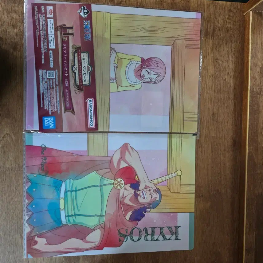 [BUNJANG] One-Piece Clear File Set / 원피스 클리어파일 2종 세트