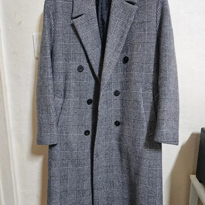 [BUNJANG] Drawfit Double Check Coat L / 드로우핏 더블 체크코트(L)