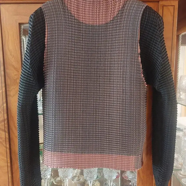 [BUNJANG] Issey Miyake Pleats Please Layered Top / 이세이미야케  울리 레이어드탑