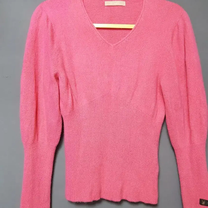 [BUNJANG] CCCollection Cashmere Pink V-Neck Knit / CCCollection 캐시미어 핑크 브이넥 니트