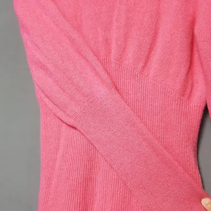[BUNJANG] CCCollection Cashmere Pink V-Neck Knit / CCCollection 캐시미어 핑크 브이넥 니트