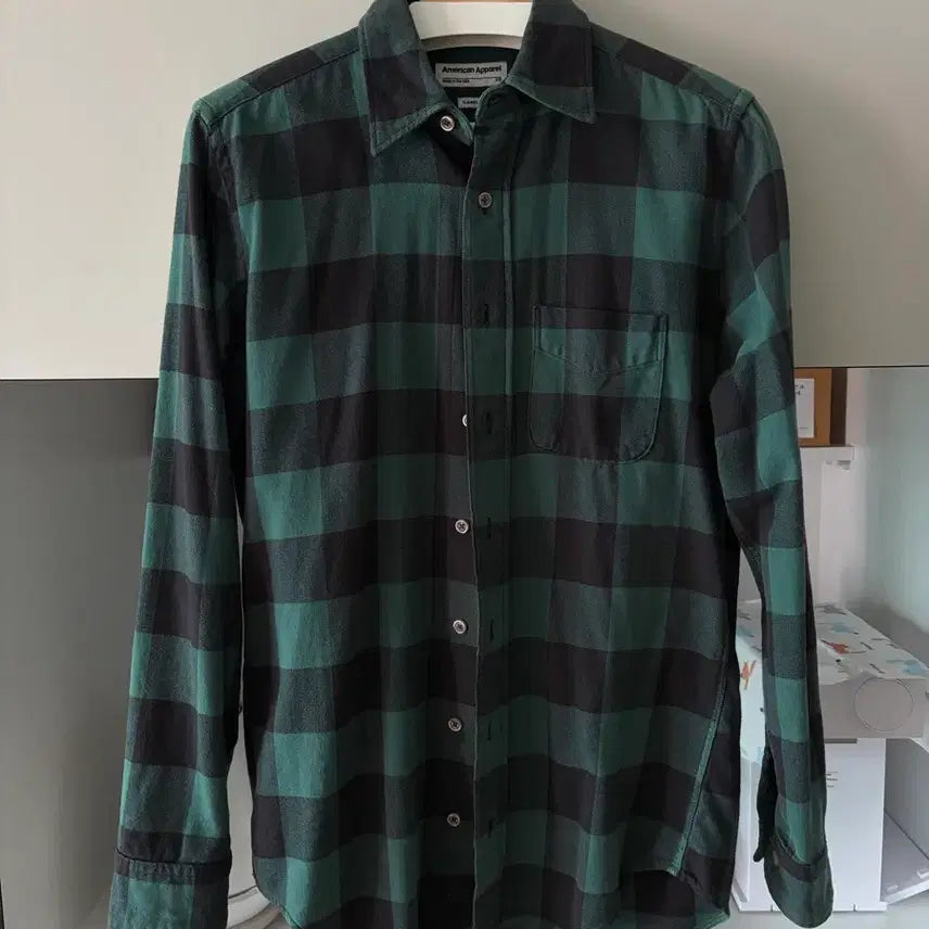 [BUNJANG] American Apparel Checkered Shirt XS / 아메리칸어페럴 체크 셔츠 xs