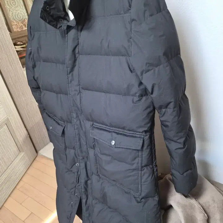 [BUNJANG] Thomas Bailey Black Long Padded Jumper / 토마스베일리    블랙 롱 패딩 점퍼