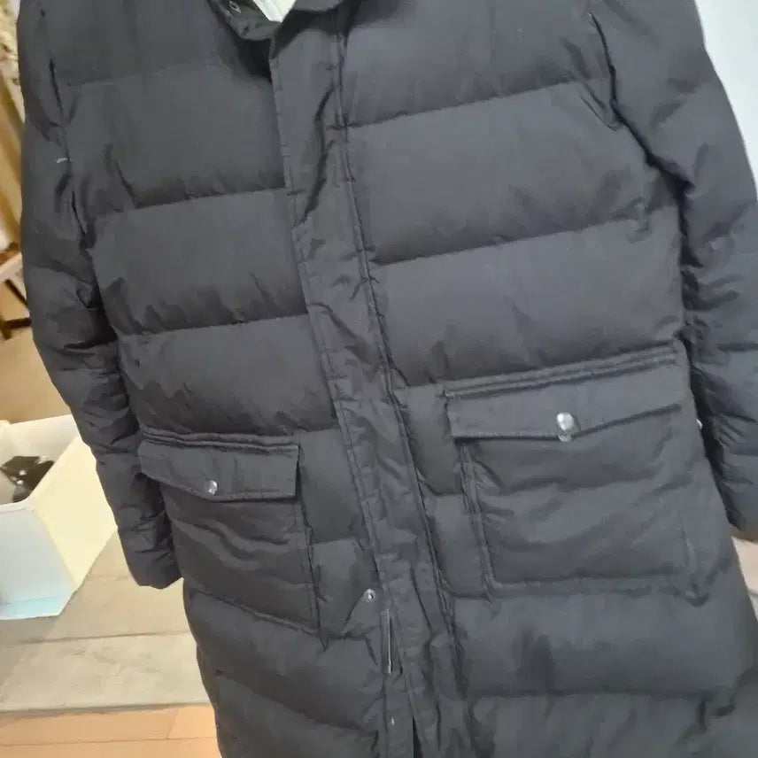 [BUNJANG] Thomas Bailey Black Long Padded Jumper / 토마스베일리    블랙 롱 패딩 점퍼