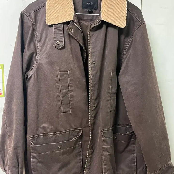 [BUNJANG] Zara Waxed Jacket (S) / 자라 바버맛 왁스 자켓 s