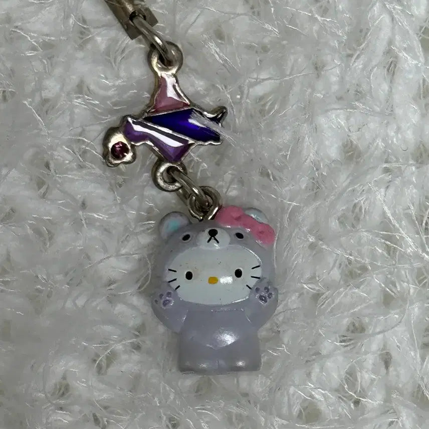 [BUNJANG] Hello Kitty Hokkaido Lavender Edition Strap / 고전 키티 훗카이도 라벤더 지역한정 키티스트랩