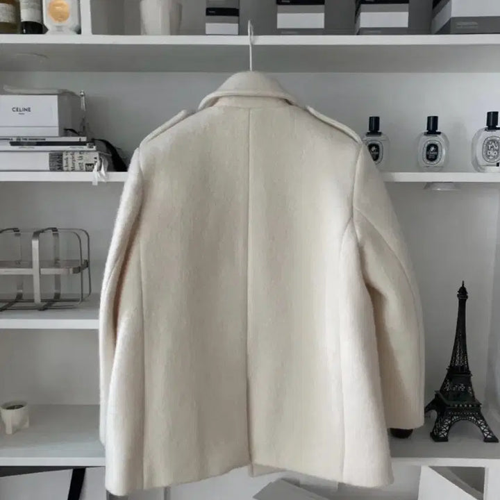 [BUNJANG] London Flat Alpaca Pea Coat / 런던플랏 알파카 피코트