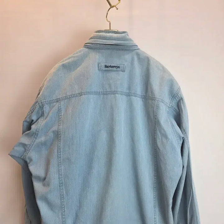 [BUNJANG] Burberry Denim Blue Blouson Jacket / Burberrys 버버리 청데님 블루종자켓