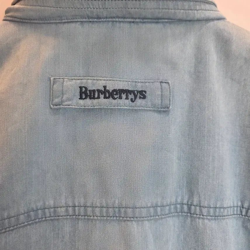 [BUNJANG] Burberry Denim Blue Blouson Jacket / Burberrys 버버리 청데님 블루종자켓