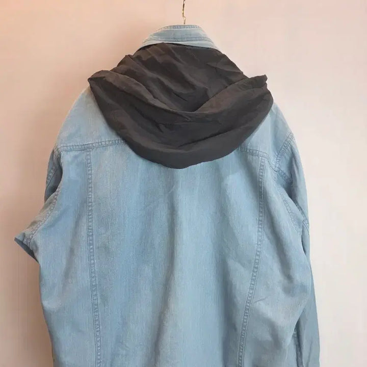 [BUNJANG] Burberry Denim Blue Blouson Jacket / Burberrys 버버리 청데님 블루종자켓