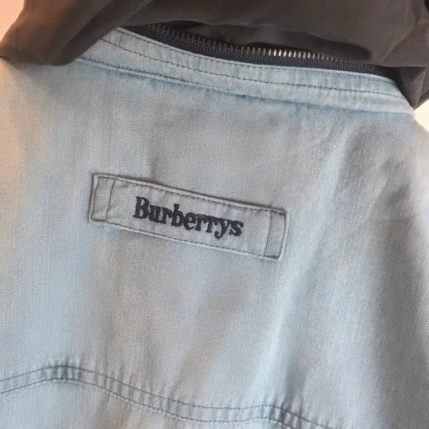 [BUNJANG] Burberry Denim Blue Blouson Jacket / Burberrys 버버리 청데님 블루종자켓