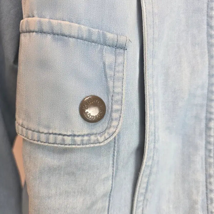 [BUNJANG] Burberry Denim Blue Blouson Jacket / Burberrys 버버리 청데님 블루종자켓