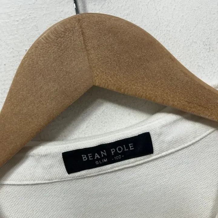 [SOLD OUT] 빈폴 화이트 배색 반팔 폴로티 L