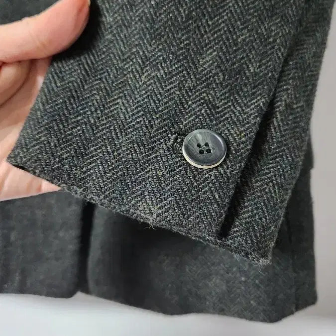[BUNJANG] MORGAN Herringbone Double Jacket / MORGAN 모건 헤링본 더블 자켓