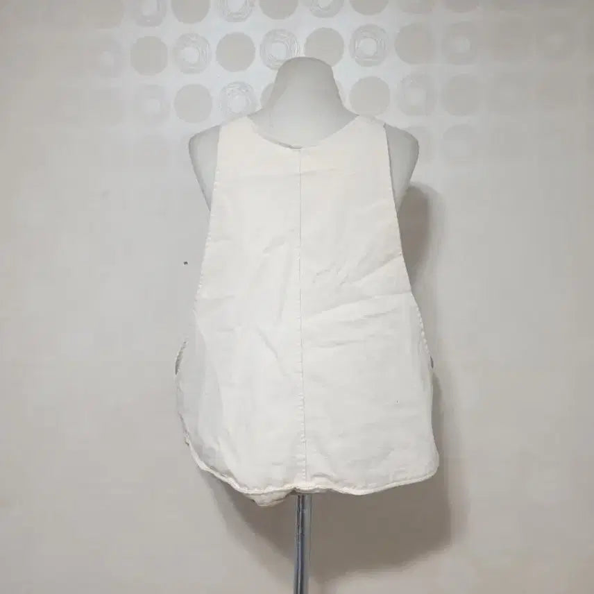 [BUNJANG] Romantic Crown 77 Cropped Overall Vest / 로맨틱크라운/멜빵조끼77/멜빵77/크롭멜빵77