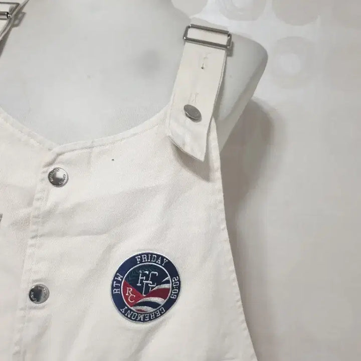 [BUNJANG] Romantic Crown 77 Cropped Overall Vest / 로맨틱크라운/멜빵조끼77/멜빵77/크롭멜빵77