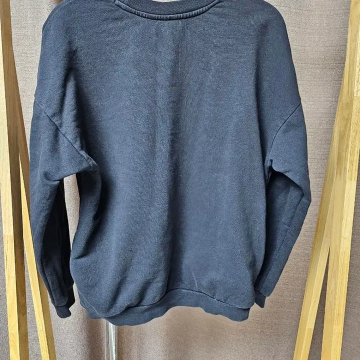 [BUNJANG] Adidas Trefoil Flower Printed Sweatshirt / 아디다스 블랙 플라워 트레포일 맨투맨