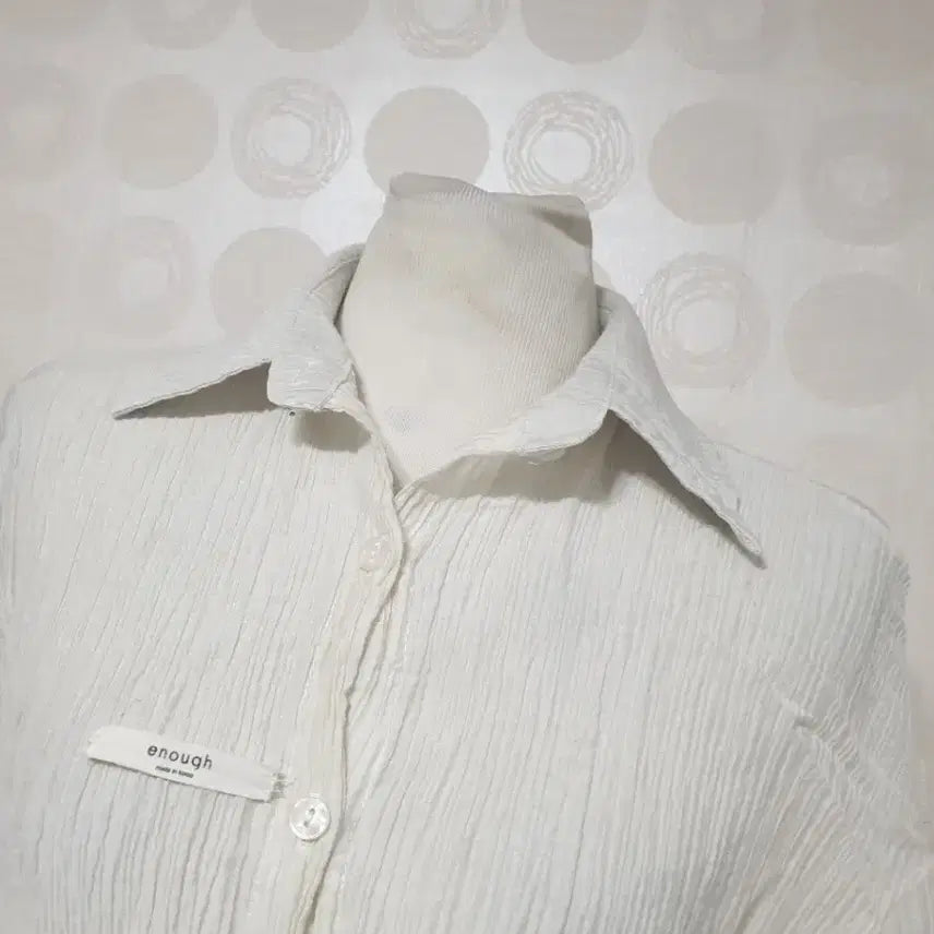 [BUNJANG] Ivory Wrinkle Shirt / 주름남방55/여성남방55/여성셔츠55/아이보리
