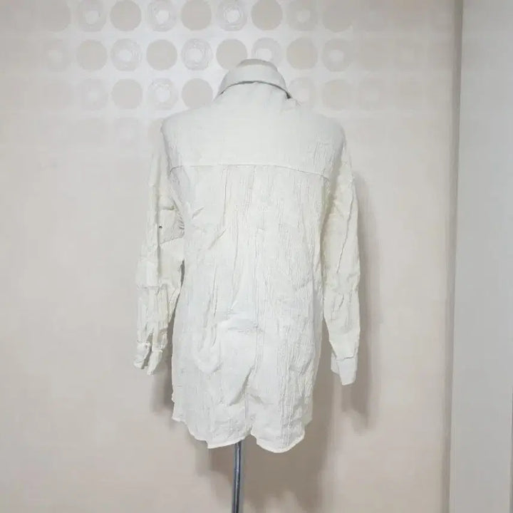 [BUNJANG] Ivory Wrinkle Shirt / 주름남방55/여성남방55/여성셔츠55/아이보리