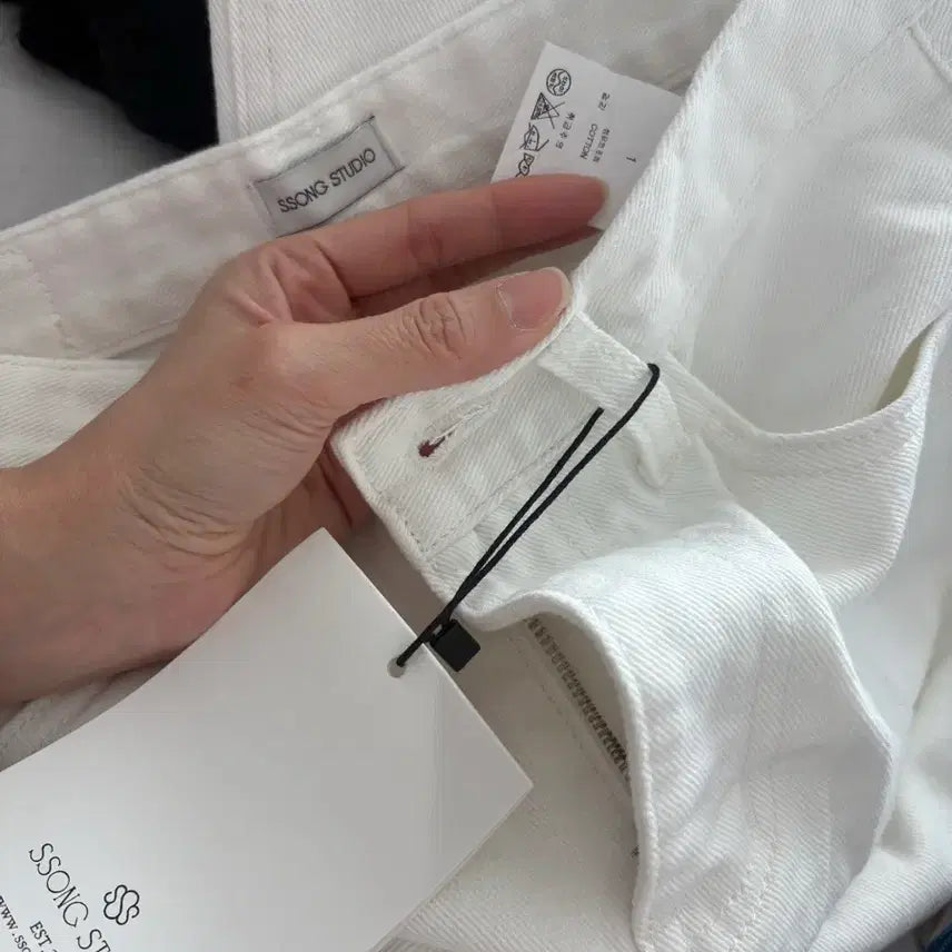[BUNJANG] SSONG STUDIO Wide Denim Pants / SSONG STUDIO 와이드 데님 팬츠