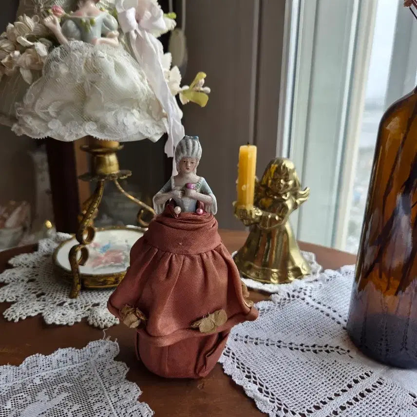 [BUNJANG] Vintage Half Doll Pin Cushion / 엔틱 빈티지 하프돌 핀쿠션