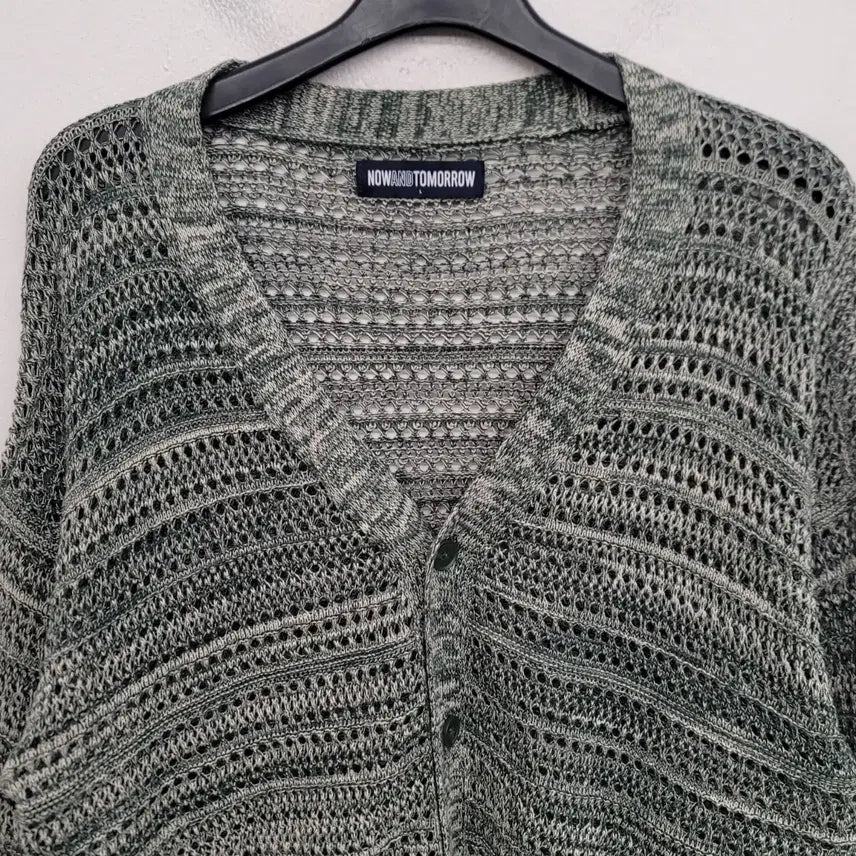[BUNJANG] Now and Tomorrow Punching Knit Cardigan / [105/XL] 나우앤투모로우 펀칭 니트 가디건