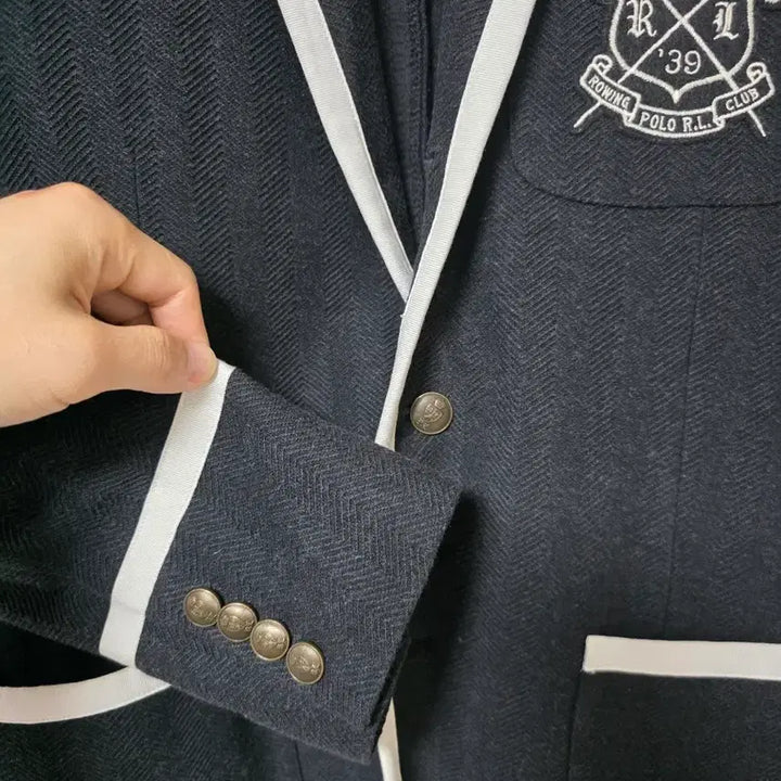 [BUNJANG] Polo Ralph Lauren Black Blazer Jacket / 폴로 랄프로렌 블랙 블레이저 자켓