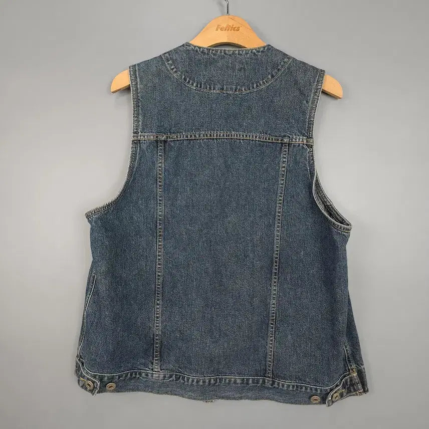 [BUNJANG] Sergio Valente Denim Work Vest / 세르지오 발렌테 Sergio Valente 데님 워크 베스트 95