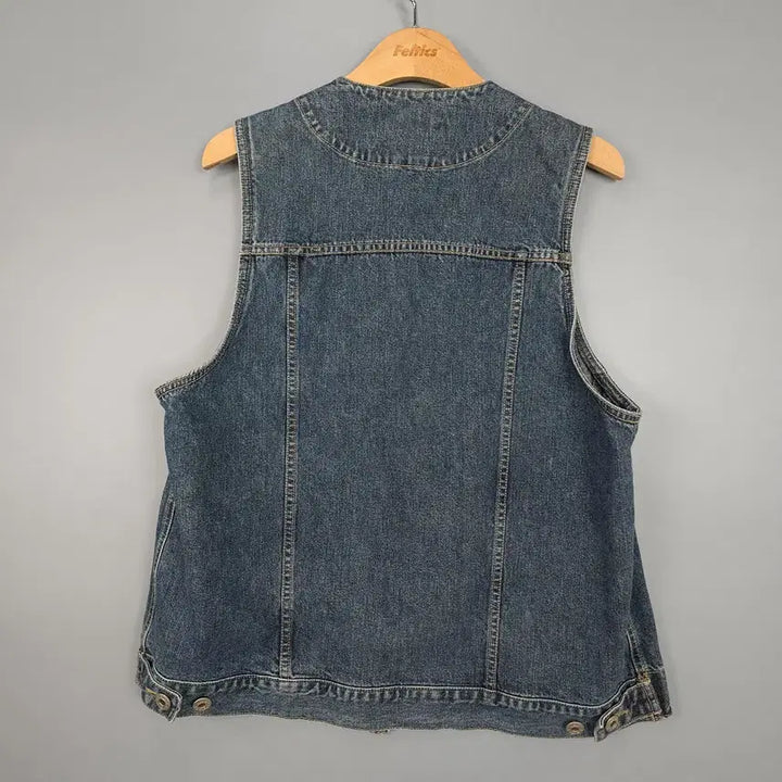 [BUNJANG] Sergio Valente Denim Work Vest / 세르지오 발렌테 Sergio Valente 데님 워크 베스트 95
