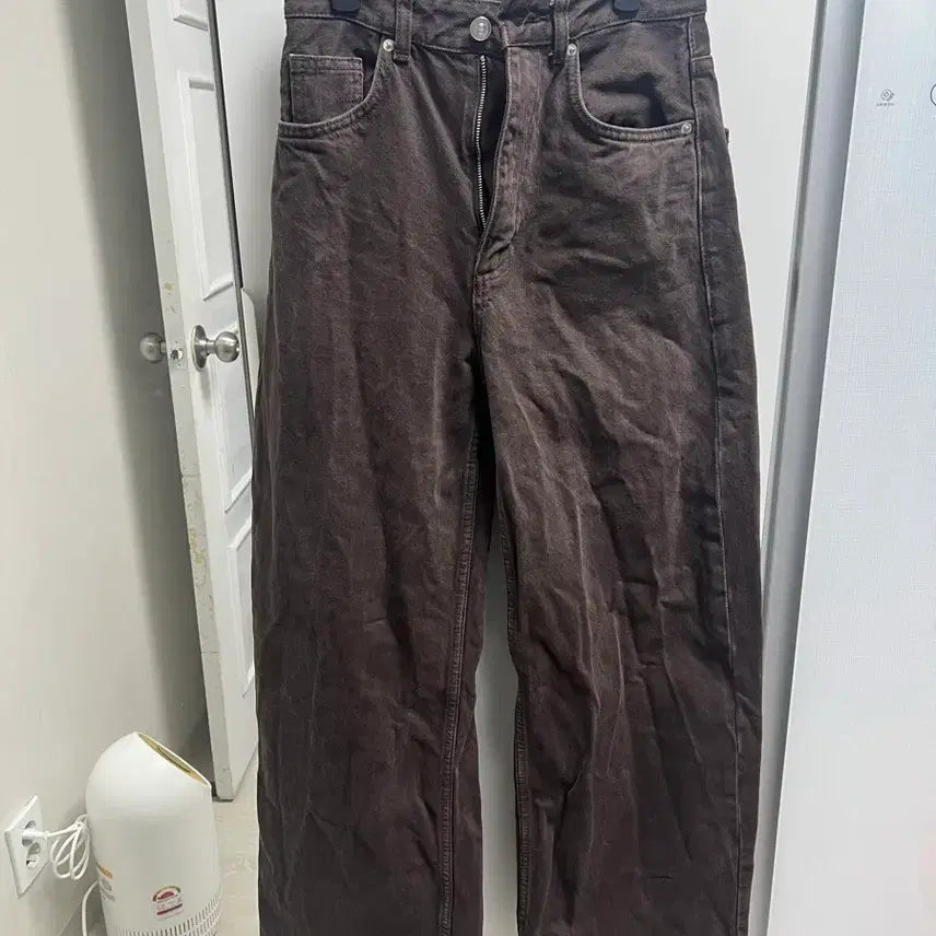 [BUNJANG] ZARA Wide Brown Pants / 자라 브라운 와이드 팬츠 EUR 32